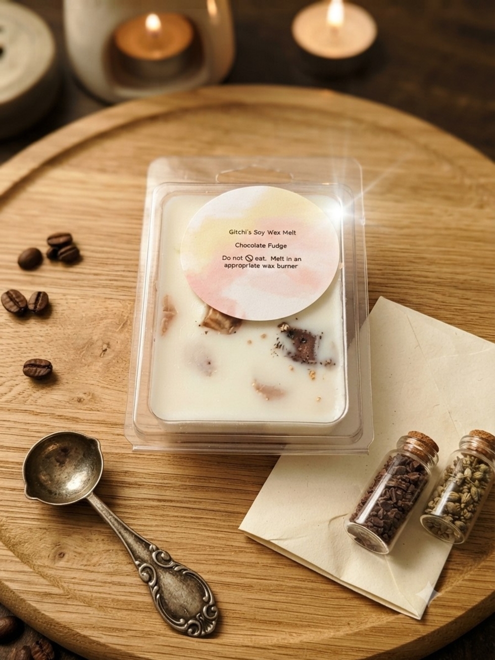 Chocolate Fudge Wax Melt - White